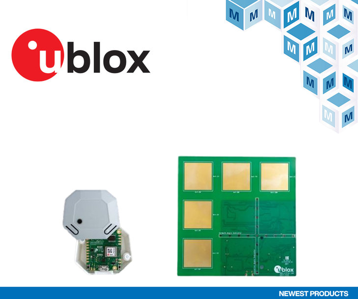 u-blox XPLR-AOA-1 Explorer Kit for Bluetooth Direction Finding Now at Mouser